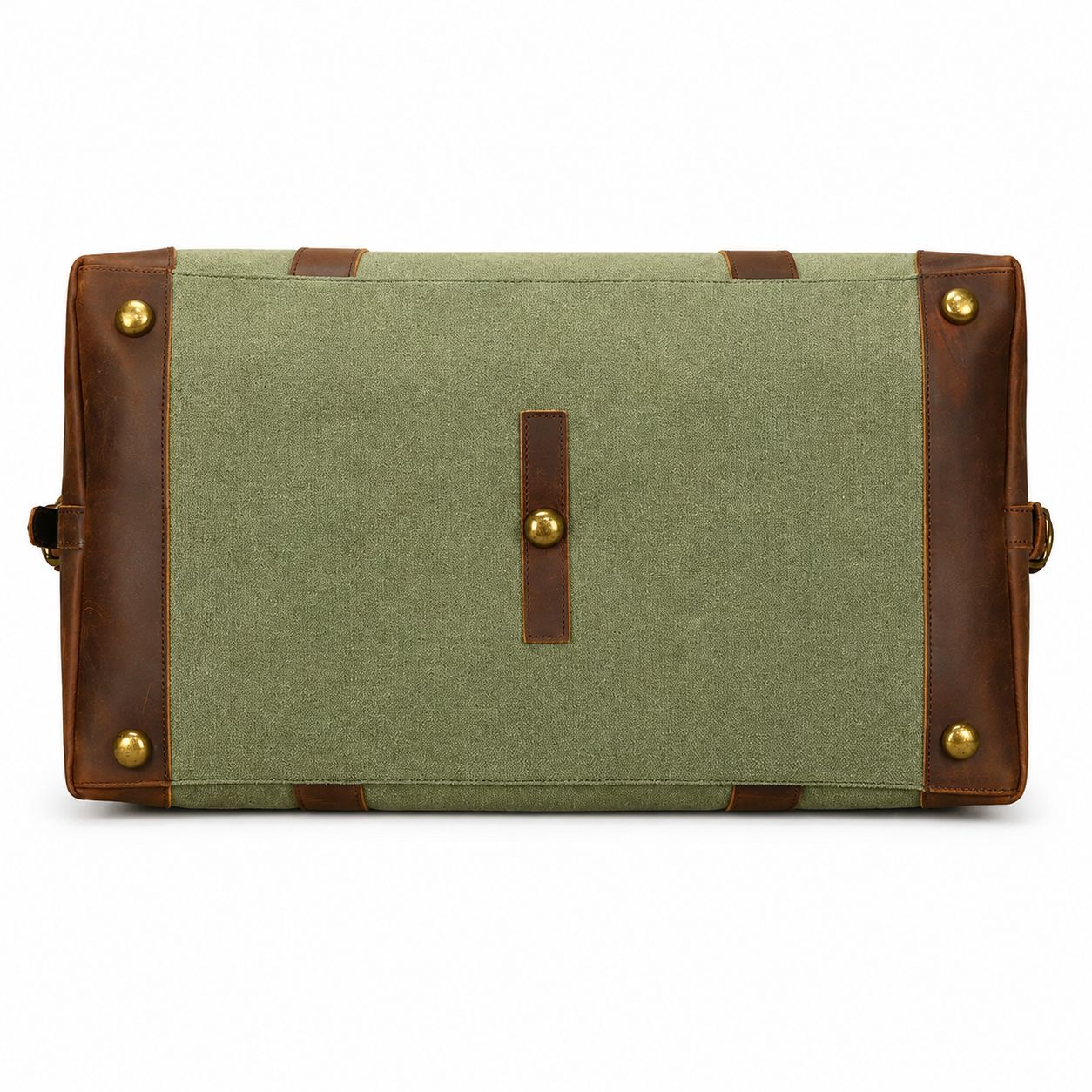 Canvas Genuine Leather Big Capacity Duffle Bag