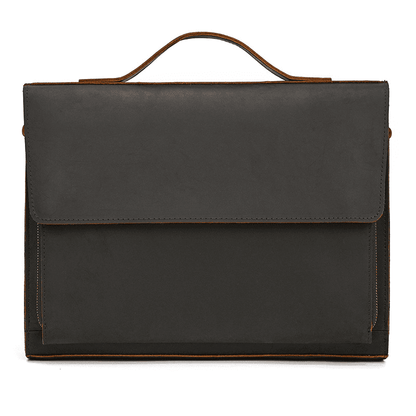 Cow Leather Male Computer Messenger Bag
