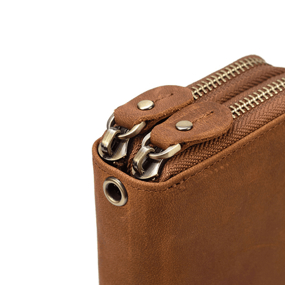 Double Zip Long Wallet