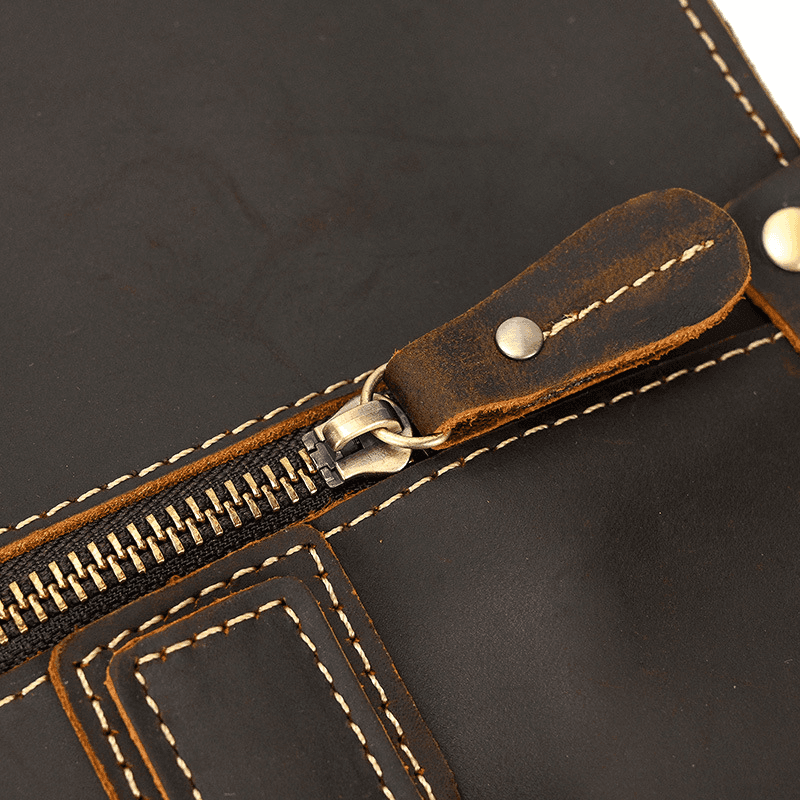 Elegant Leather Bag for Laptop for Men Business Briefcase