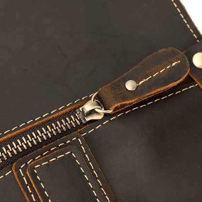 Elegant Leather Bag for Laptop for Men Business Briefcase