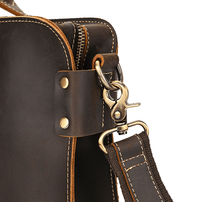 Elegant Leather Bag for Laptop for Men Business Briefcase