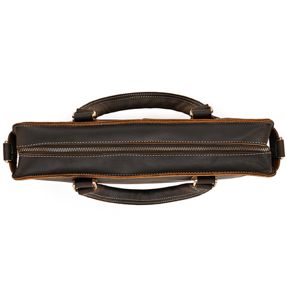 Elegant Leather Bag for Laptop for Men Business Briefcase