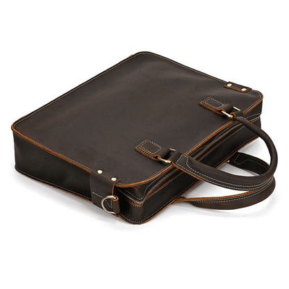 Elegant Leather Bag for Laptop for Men Business Briefcase