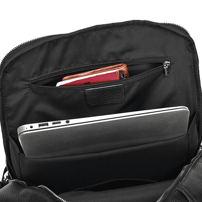 Fashion Genuine Leather Waterproof Backpack