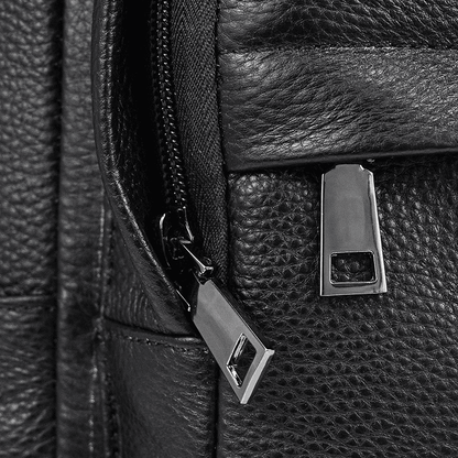 Fashion Genuine Leather Waterproof Backpack