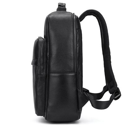 Fashion Genuine Leather Waterproof Backpack