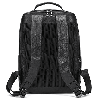Fashion Genuine Leather Waterproof Backpack
