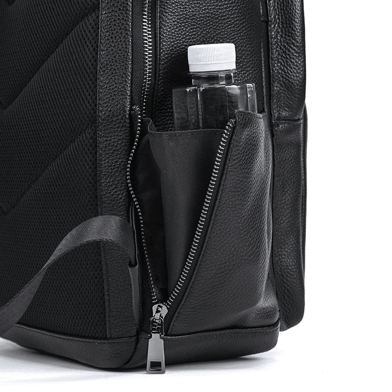 Fashion Genuine Leather Waterproof Backpack