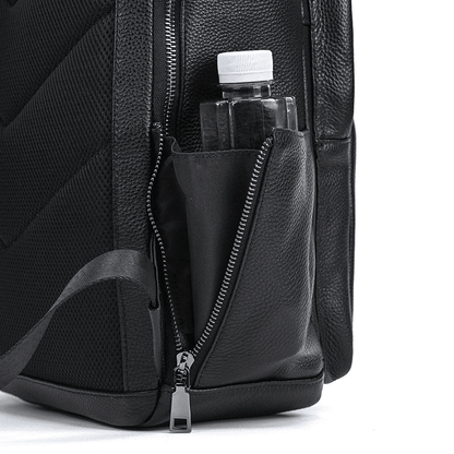 Fashion Genuine Leather Waterproof Backpack