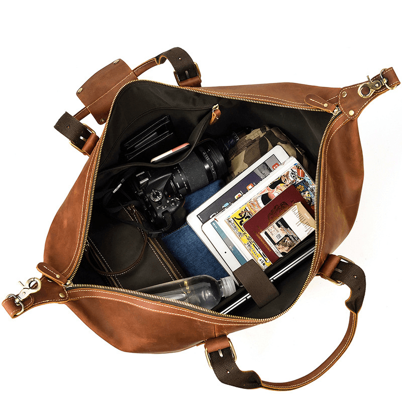 Fashion Leather Travel Bag For Men