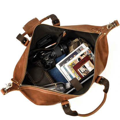Fashion Leather Travel Bag For Men