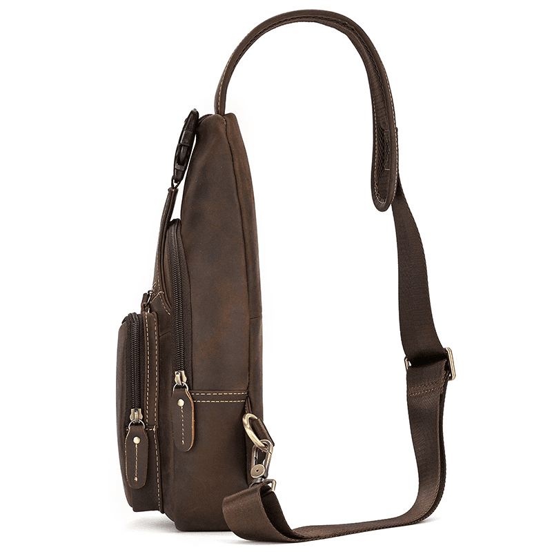 Functional Cross Body Leather Bag Fanny Pack