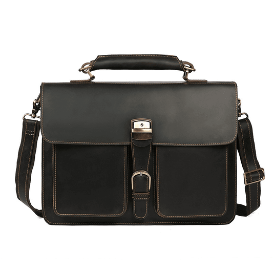 Leather Laptop Messenger Bag