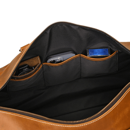 Leather Weekender Bag