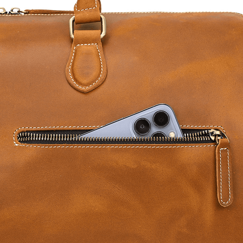 Leather Weekender Bag