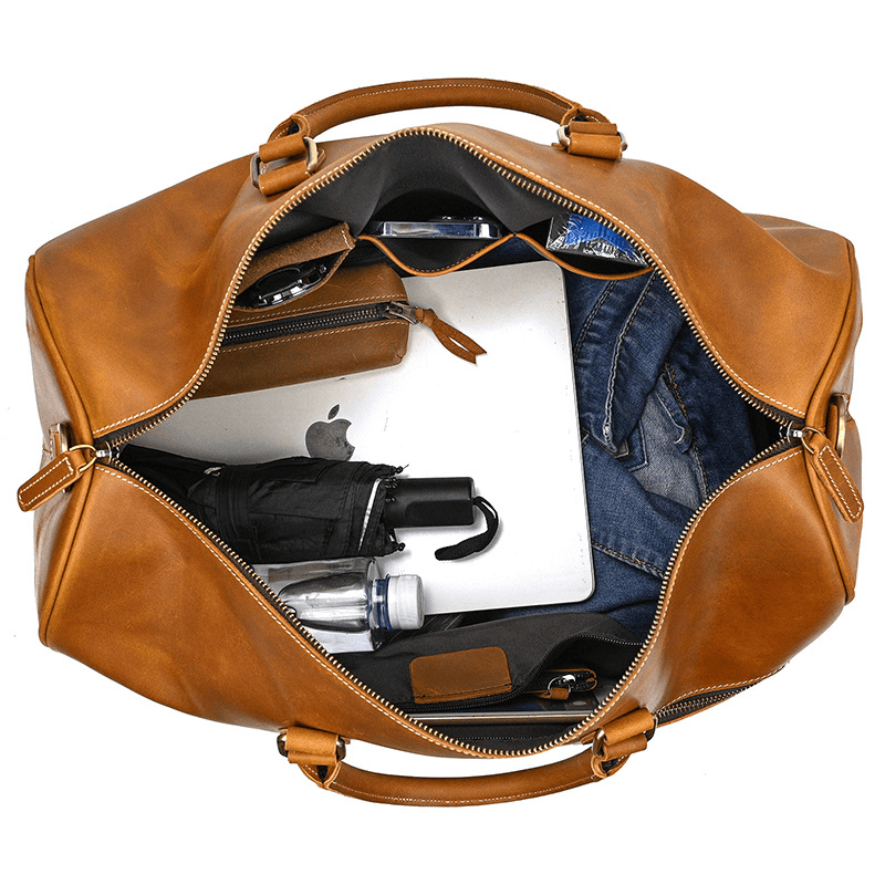 Leather Weekender Bag