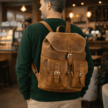 Leather Backpack