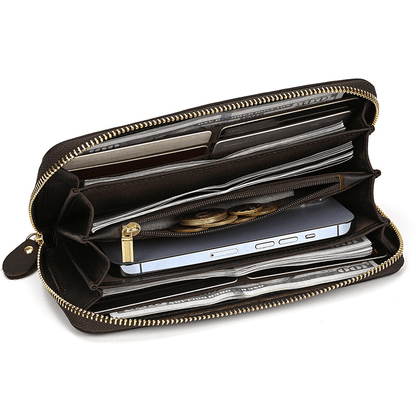 Long Leather Wallet