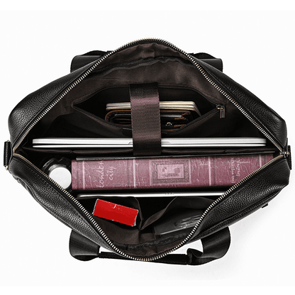 Men's Genuine Leather Business Briefcase