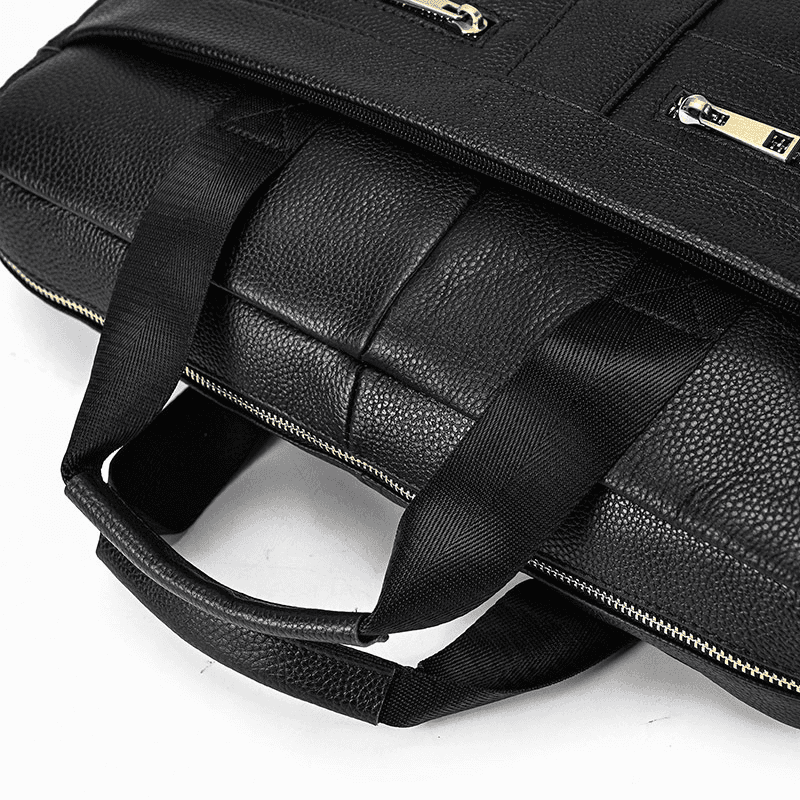 Men's Genuine Leather Business Briefcase