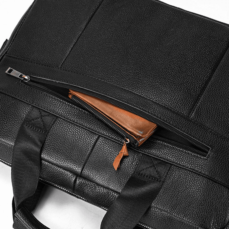 Men's Genuine Leather Business Briefcase