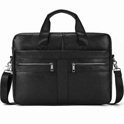 Men's Genuine Leather Business Briefcase