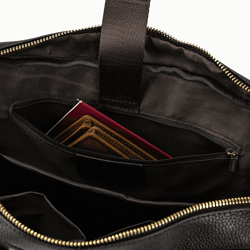 Men's Genuine Leather Business Briefcase