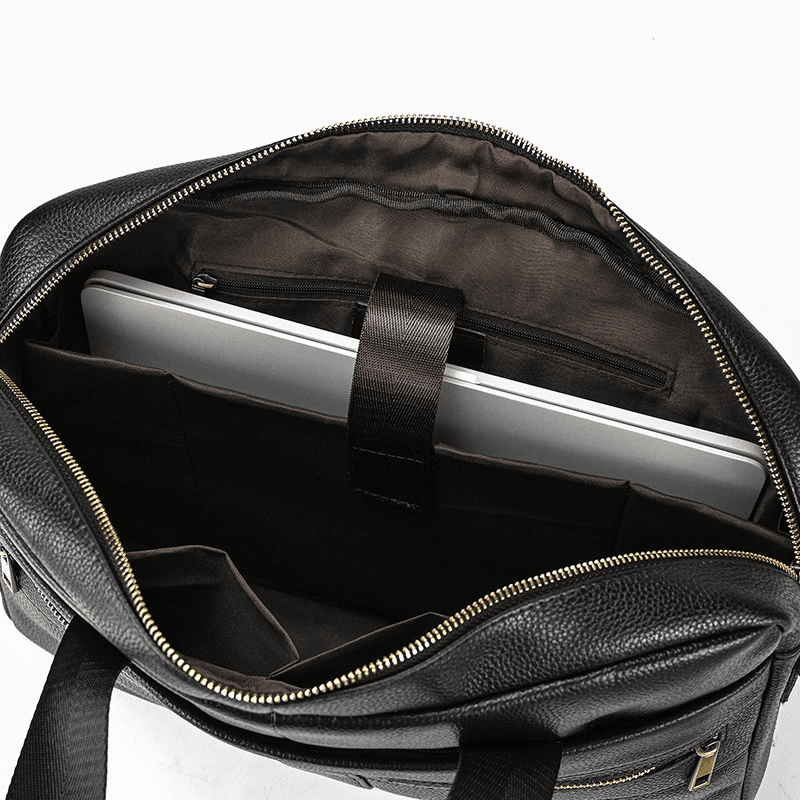 Men's Genuine Leather Business Briefcase