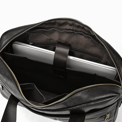 Men's Genuine Leather Business Briefcase