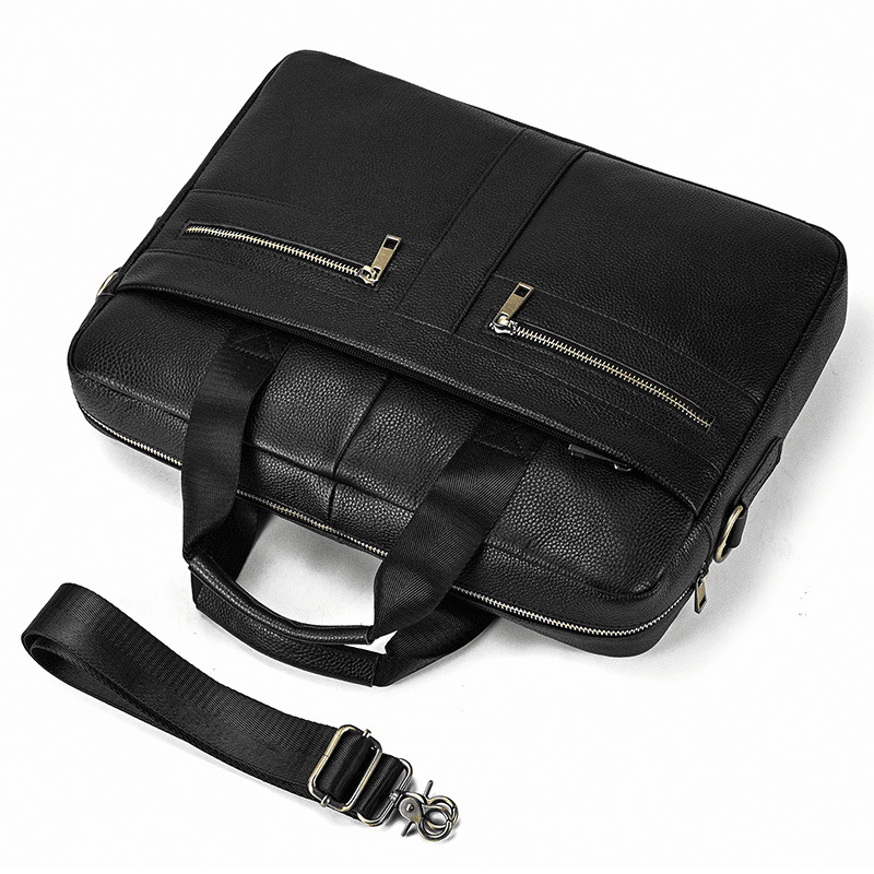 Men's Genuine Leather Business Briefcase