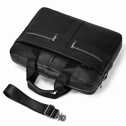 Men's Genuine Leather Business Briefcase