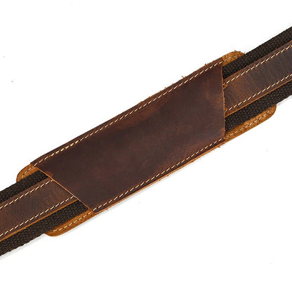 Men’s Leather Portfolio Messenger Bag