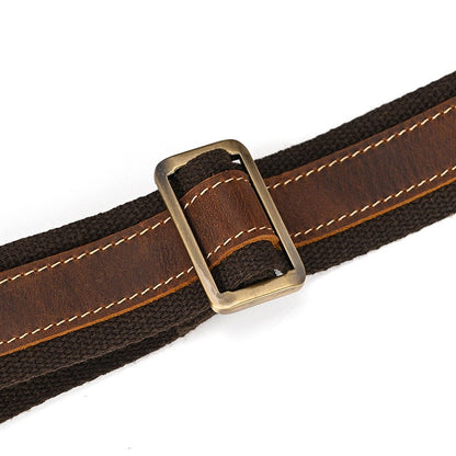 Men’s Leather Portfolio Messenger Bag