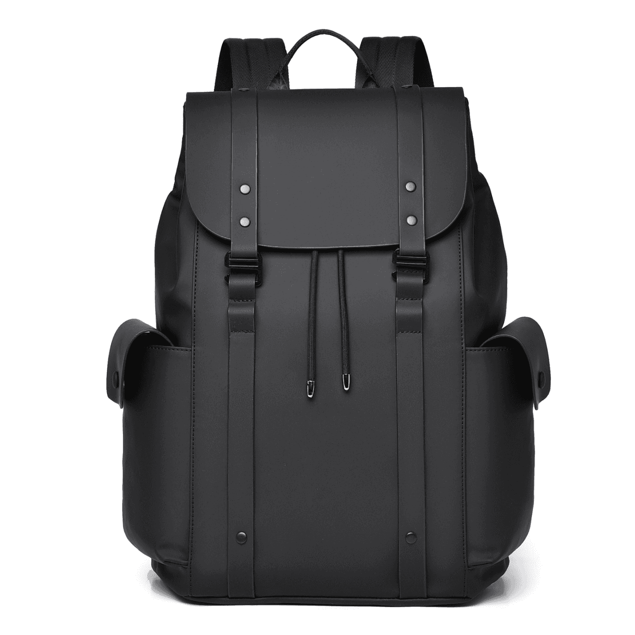 Premium Waterproof Messenger Backpack for Men | Ultra-fiber Leather, 15.6" Laptop Compatible