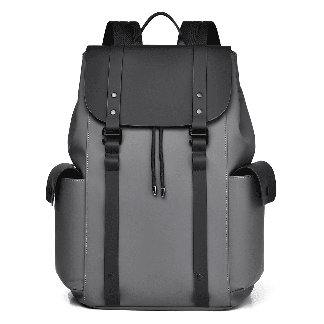 Premium Waterproof Messenger Backpack for Men | Ultra-fiber Leather, 15.6" Laptop Compatible