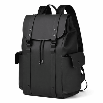 Premium Waterproof Messenger Backpack for Men | Ultra-fiber Leather, 15.6" Laptop Compatible