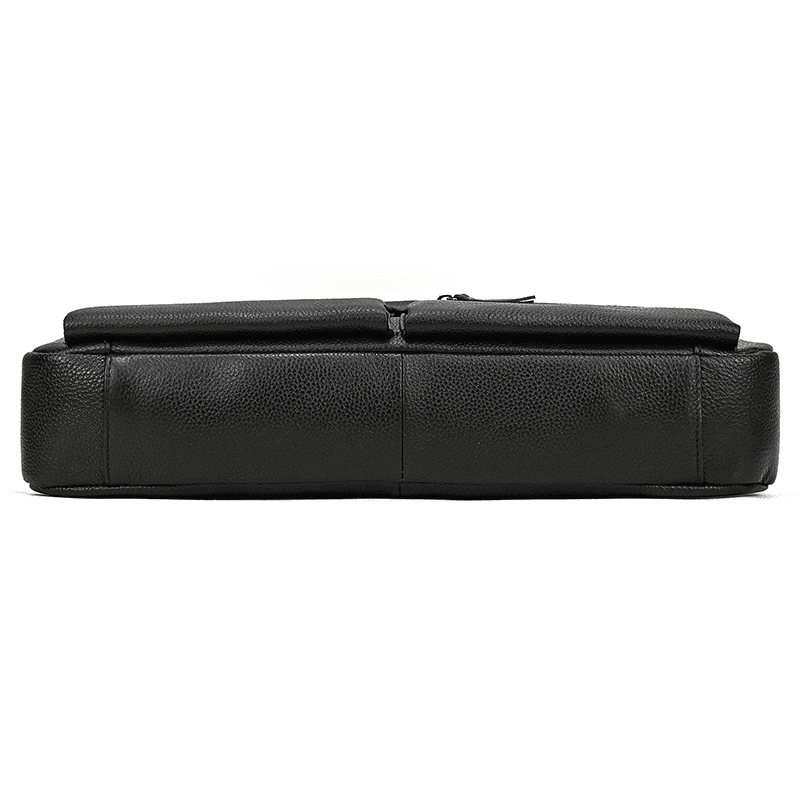 Real Leather Male Laptop Briefcase
