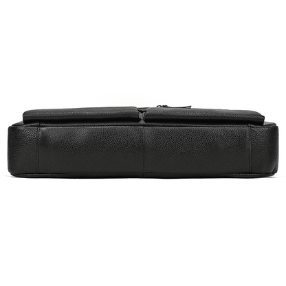 Real Leather Male Laptop Briefcase