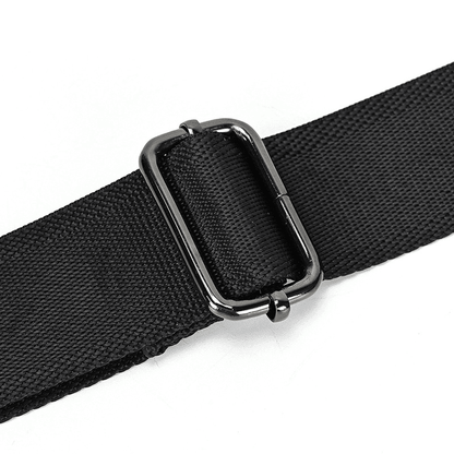 Stylish Black Leather Crossbody Bag Fanny Pack