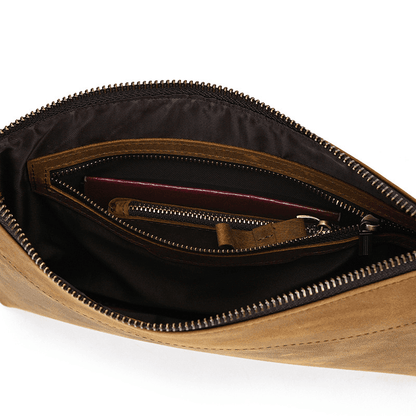 Zipper Business Large Capacity Clutch Bag