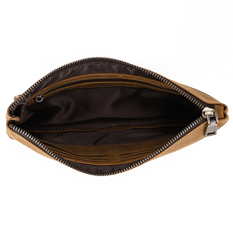 Zipper Business Large Capacity Clutch Bag
