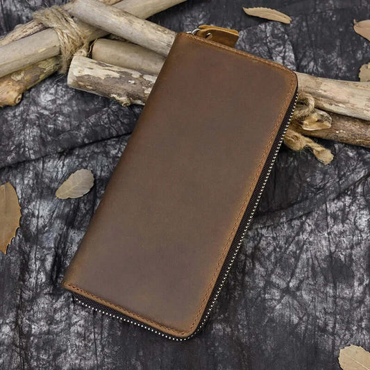 Long Leather Wallet