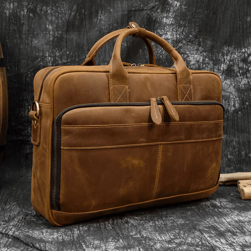 Mens Leather Laptop Bag