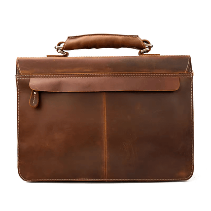 Leather Laptop Messenger Bag