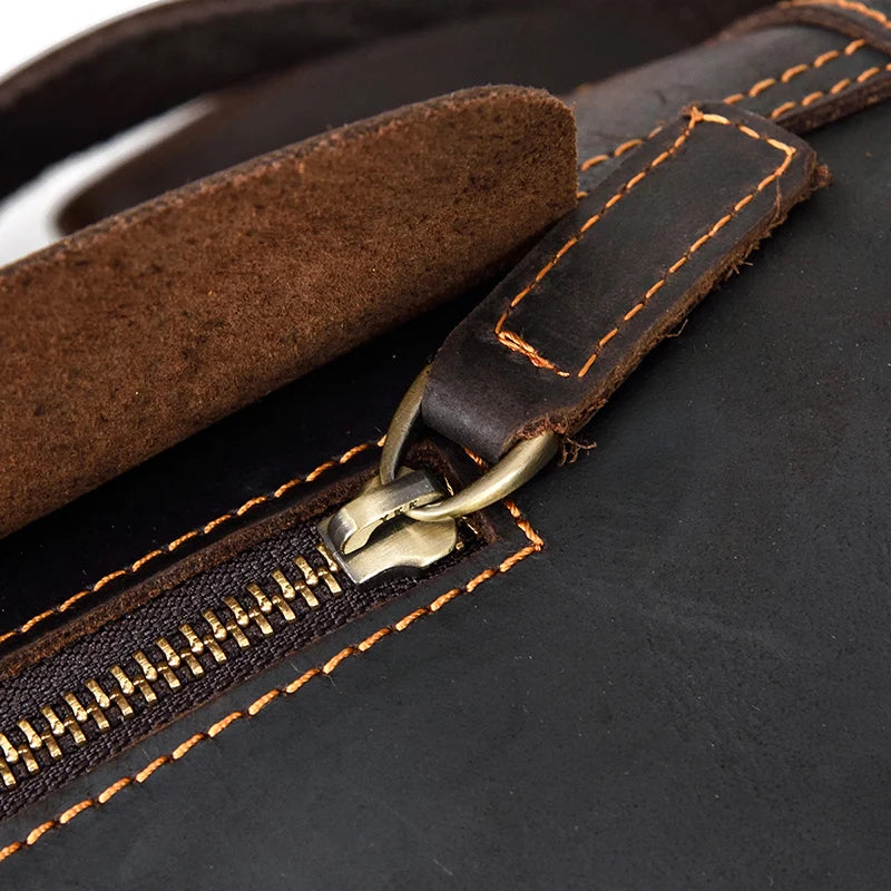 Premium Handmade Leather Sling Bag Fanny Pack