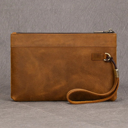 Zipper Business Large Capacity Clutch Bag
