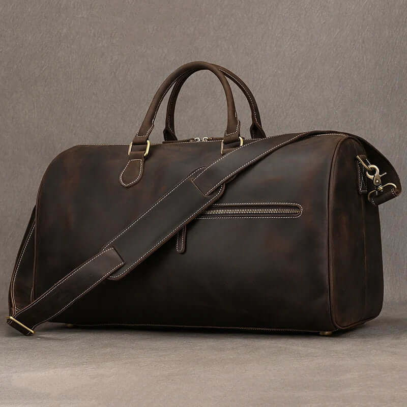 Leather Weekender Bag