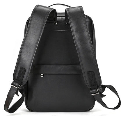 Single Zipper 15.6 inch laptop Retro Rucksack