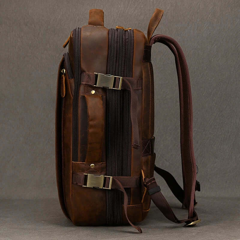 Leather Brown Rucksack